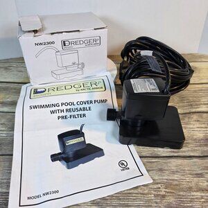 Arctic Armor Dredger Jr. 350 GPH Above Ground Pool Winter Cover Pump With Reusab